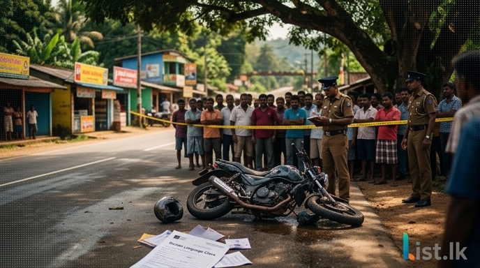 Young Man Dies in Nawalapitiya Road Accident En Route to Class