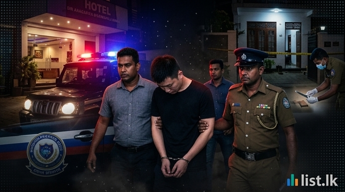 Chinese National Arrested in Kohuwala Foreign Woman Murder Case