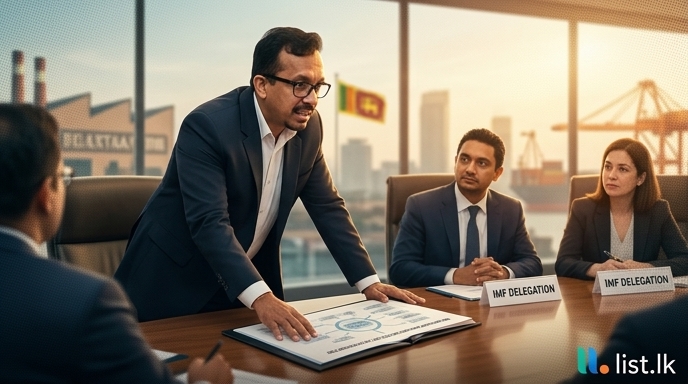 Minister Handunneththi Engages IMF on Industrial Sector's Economic Contribution