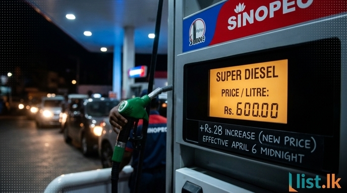 Sinopec Increases Super Diesel Price to Rs. 600 Per Litre