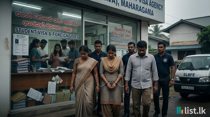 Maharagama Consultancy Busted for Rs. 10M+ Foreign Job Scam, Three Arrested