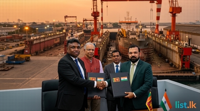 Colombo Dockyard and India's DCIL Ink Maritime Cooperation MoU
