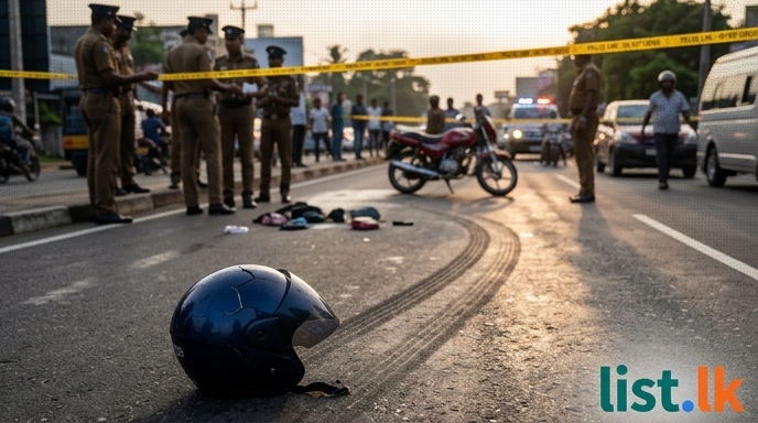 Sri Lanka Reports Alarming Rise in Road Fatalities, Authorities Urge Caution