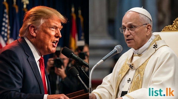 Trump Criticizes Pope Leo XIV Over War Comments; Pontiff Responds