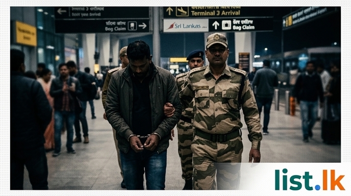 Brother of Notorious Underworld Figure 'Karandeniya Sudda' Arrested in India