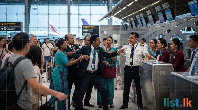 SriLankan Airlines Suspends Bangkok Country Manager After Airport Altercation