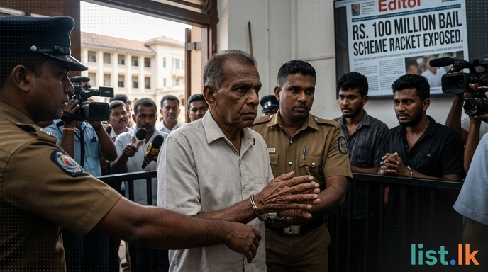 Intermediary Arrested in Alleged Fake Bail Scheme for Former SriLankan CEO