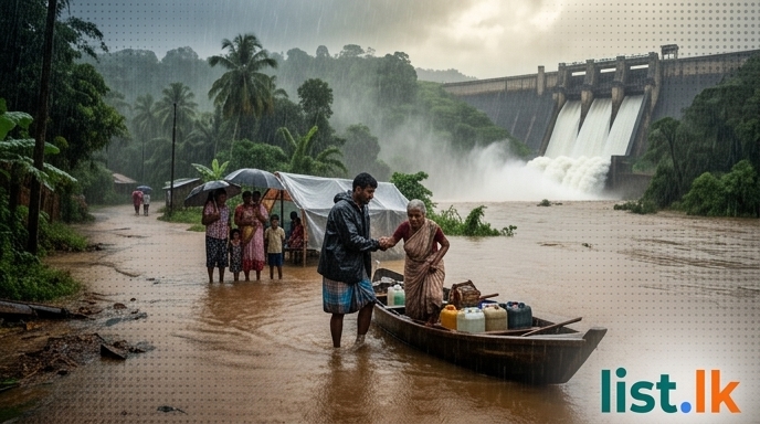 Adverse Weather Claims Two Lives in Sri Lanka, Affects Thousands; Reservoirs Open Gates