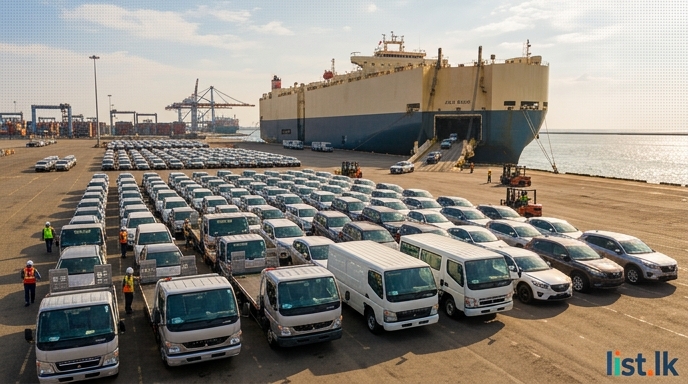 Sri Lanka's Vehicle Import Bill Reaches US$ 613 Million in First Quarter 2026