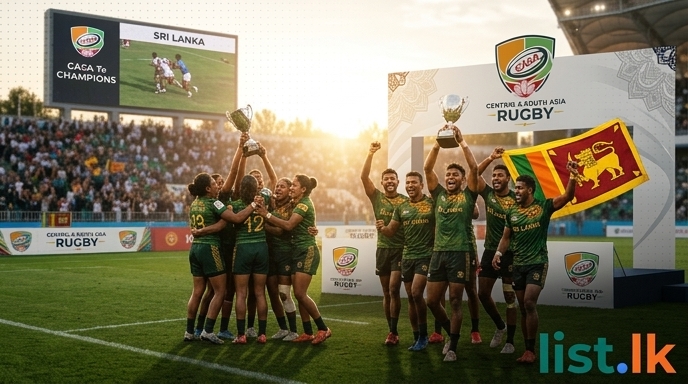Sri Lanka Clinches Double Crown at CASA 7s Rugby Championship
