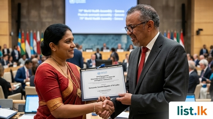 WHO Recognizes Sri Lanka for Eliminating Mother-to-Child HIV and Syphilis Transmission