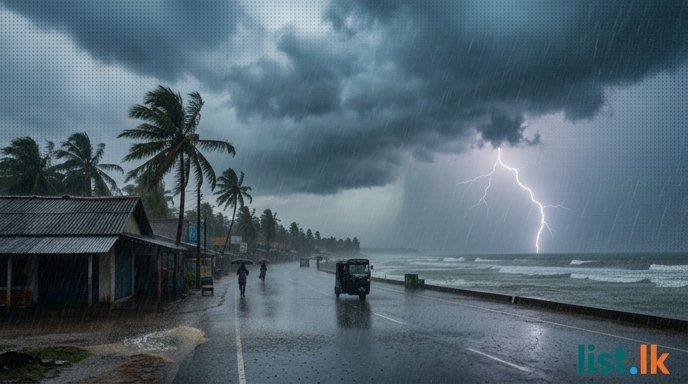 Sri Lanka Forecasts Thunderstorms and Heavy Rain as Monsoon Establishes