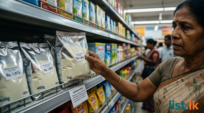 Imported Milk Powder Prices Surge in Sri Lanka Amidst Economic Concerns