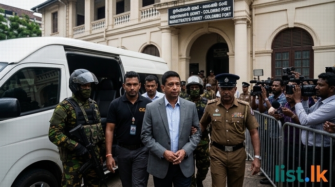 Former SIS Chief Suresh Salley Produced in Court Over Easter Attack Probe