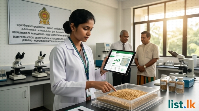 Sri Lanka Introduces Digital System to Enhance Seed Production and Quality