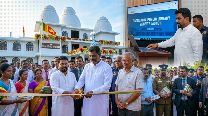 Batticaloa's New Public Library Opens Doors After Project Delays