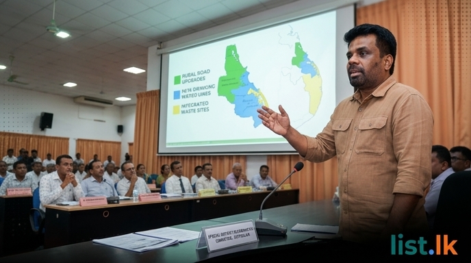 President Directs Batticaloa Focus on Rural Roads, Water, Waste in Upcoming Budget