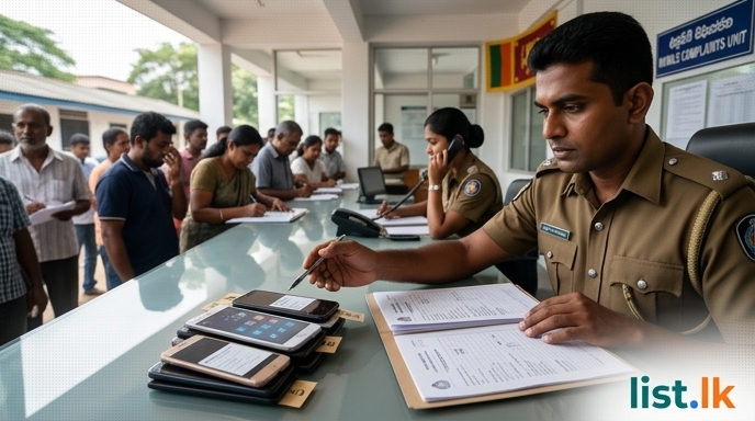 Sri Lanka Police Issue Warning on Risks of Lost or Stolen Mobile Phones