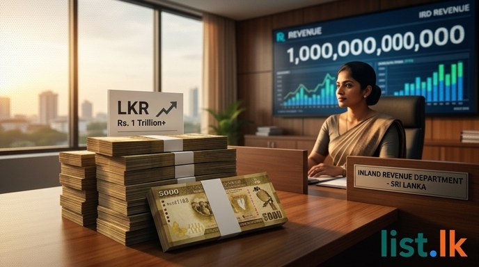 Sri Lanka's IRD Collects Over Rs. 1 Trillion in Tax Revenue