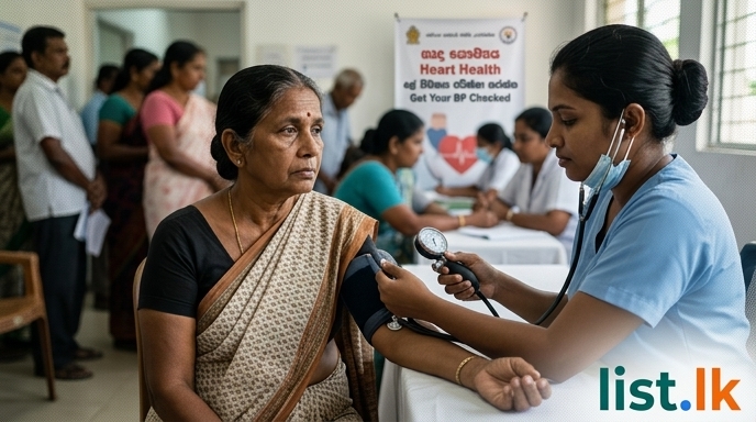 One in Three Sri Lankans Affected by High Blood Pressure, Health Ministry Warns