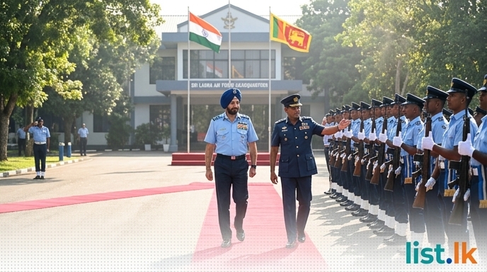 Indian Air Force Chief Concludes Sri Lanka Visit, Bolstering Defence Ties
