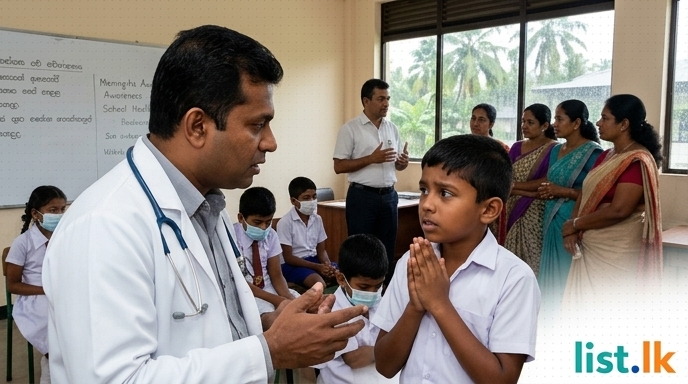 Viral Meningitis Spreading Among Sri Lankan Schoolchildren; Officials Urge Calm