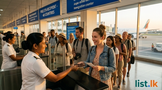Sri Lanka Introduces Free 30-Day Tourist ETA for 40 Countries