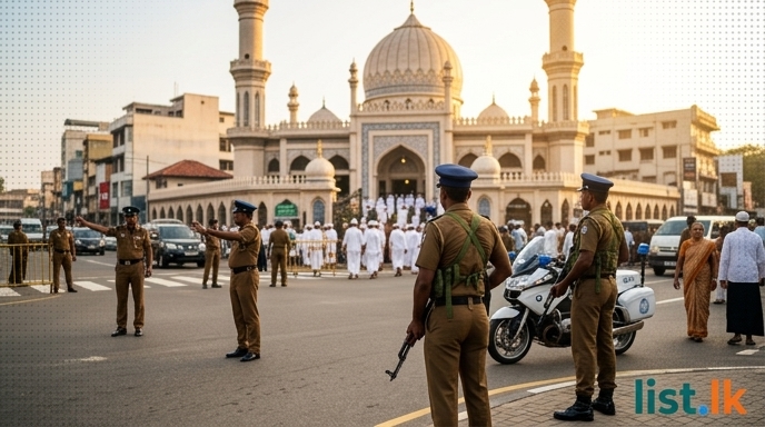 Sri Lanka Police Unveil Island-Wide Security and Traffic Plan for Hajj Festival