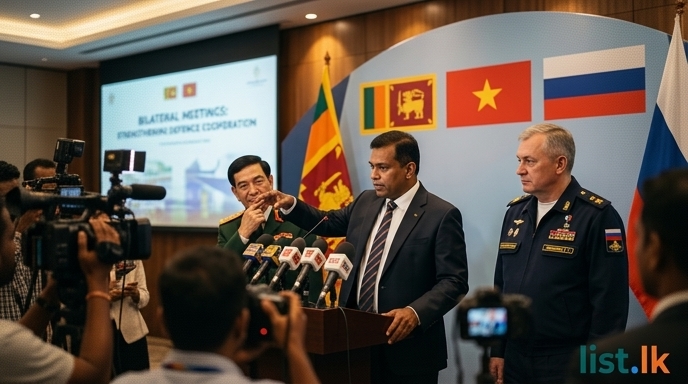 Defence Secretary Holds Bilateral Meetings with Vietnamese and Russian Counterparts