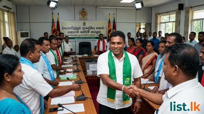 SJB Secures Vanathavilluwa Pradeshiya Sabha Chairman Post