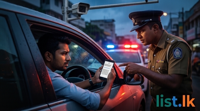 Sri Lanka Police, SLCERT Alert Motorists to Sophisticated Fake Traffic Fine Scam