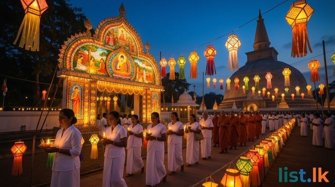 Sri Lanka Observes Sacred Vesak Poya Day Commemorating Buddha's Key Life Events