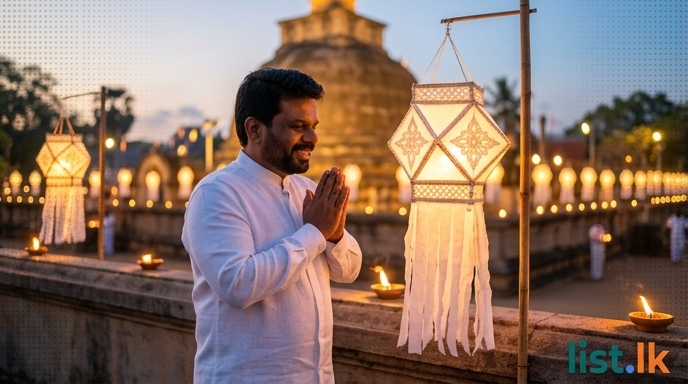 Sri Lankan Leaders Share Vesak Messages Emphasizing Peace and Buddhist Teachings