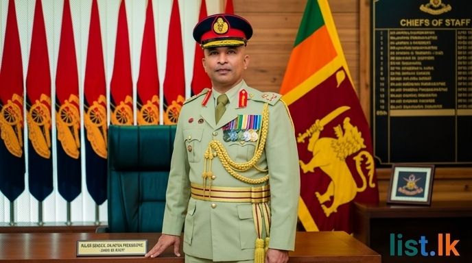 Major General Nilantha Premaratne Appointed Sri Lanka Army's 69th Chief of Staff