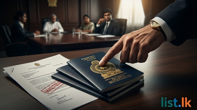 Sri Lanka Halts Controversial E-Passport Tender Process