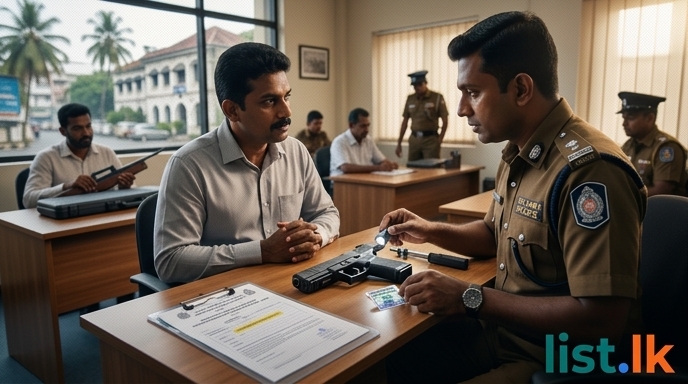 Sri Lanka Police Mandate Six-Monthly Checks for Life-Saving Firearm License Holders from 2026