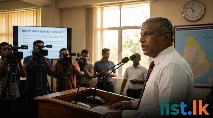 Sri Lanka to Review Water Tariffs on June 30th