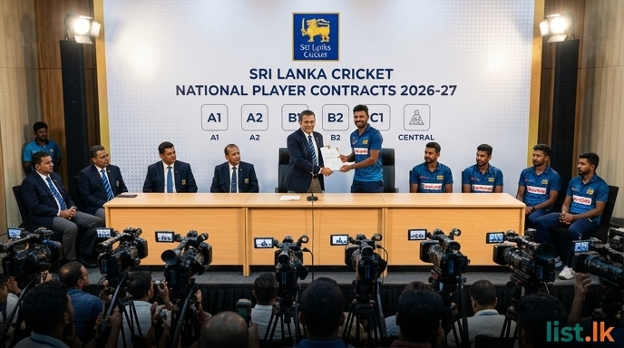 Sri Lanka Cricket Awards National Contracts to 46 Players for 2026-27 Season