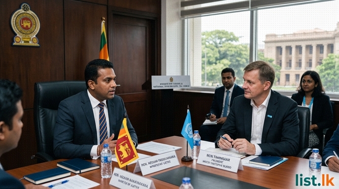 Sri Lanka Justice Minister and UNICEF Executive Board President Discuss Child Testimony Reforms