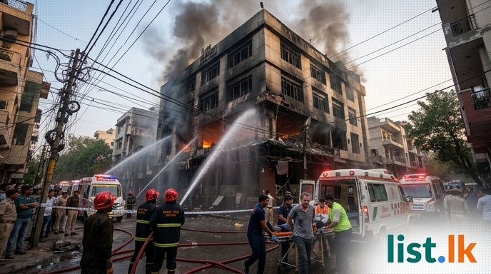 At Least 21 Dead in South Delhi Hotel Fire, Foreign Nationals Among Victims
