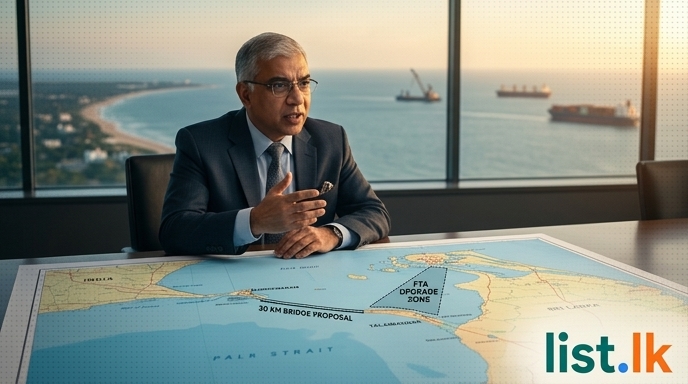 India's Envoy Proposes Direct Bridge and FTA Upgrade to Boost Sri Lanka Ties