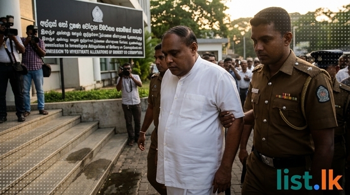 Former Southern CM Shan Wijayalal De Silva Arrested Over Procurement Irregularities