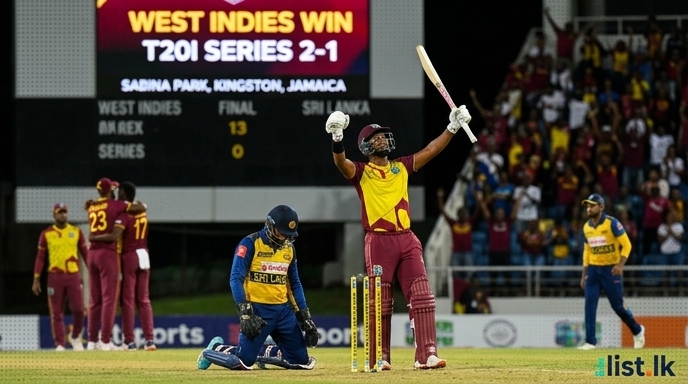 West Indies Clinch T20I Series 2-1 Against Sri Lanka