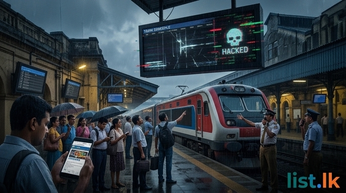 Cyberattack Disrupts Sri Lanka Railways Train Schedule System