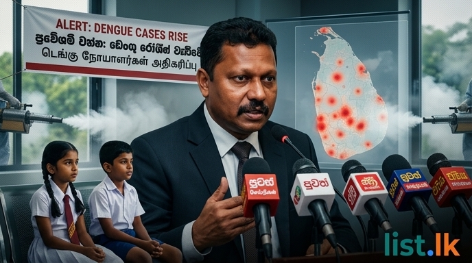 Sri Lanka on Alert as Dengue Cases Rise, Officials Cite Potent New Virus Strain