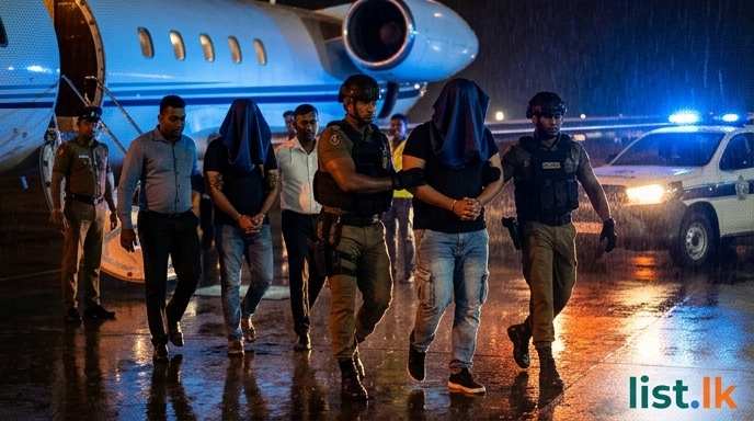 UAE Deports Alleged Drug Traffickers Bluemandal Sankha, Modara Chatura to Sri Lanka for Investigation