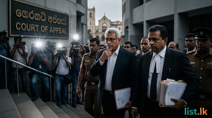 Ex-President Rajapaksa Files Petition to Prevent Arrest in Easter Attacks Probe