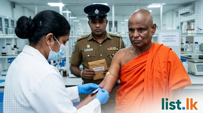 Former Chief Monk Provides Blood Sample for DNA Test in Minor Abuse Investigation