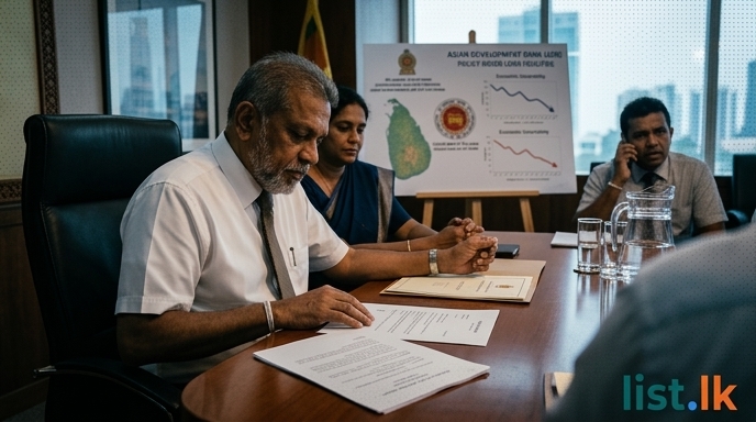 Sri Lanka Secures Additional US$ 100 Million ADB Loan Amid Economic Uncertainty