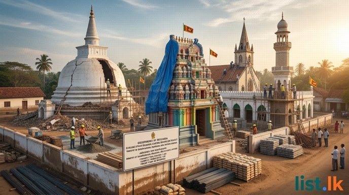 Government Approves Funds for Rebuilding Religious Sites Damaged by Cyclone Ditwah